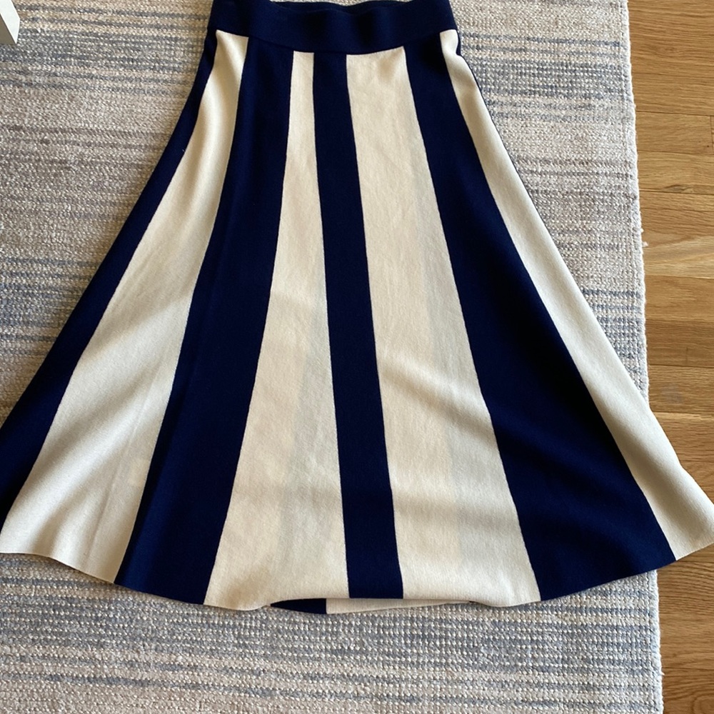 J Crew Striped Skirt